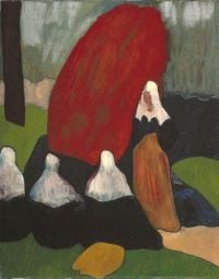 Emile Bernard Breton mujeres con algas C. 1892