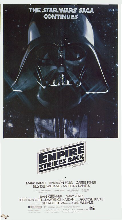 Empire Strikes Back 1980 Movie Poster stampa su tela