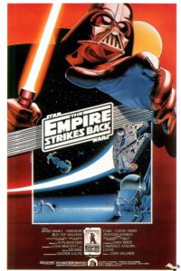 Stampa su tela Empire Strikes Back 1980vb Movie Poster