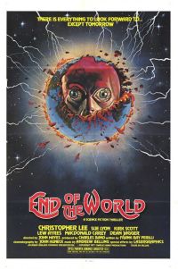 End Of The World 영화 포스터 캔버스 프린트