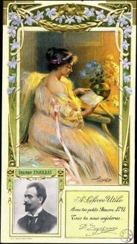 1789년과 1914년 사이 Enjolras Delphin 광고 카드