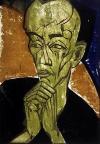 Erich Heckel Portrait Of A Man M Nnerbildnis 1919 canvas print