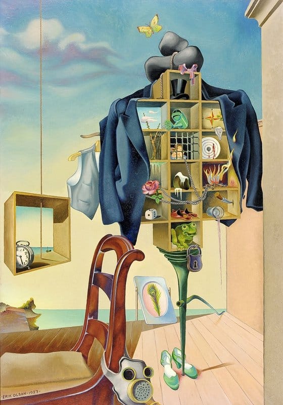 Erik Artur Olson The Bourgeois Morality In Writing Chair canvas print