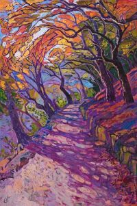Erin Hanson The Violet Path canvas print
