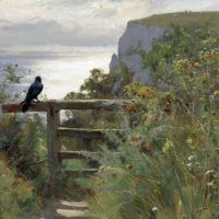 Ernest Albert Waterlow The Cliff Path