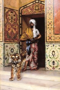 Ernst Rudolf The Pasha S Favourite Tiger canvas print