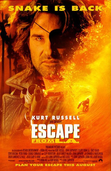 Impresión en lienzo Escape From La Movie Poster
