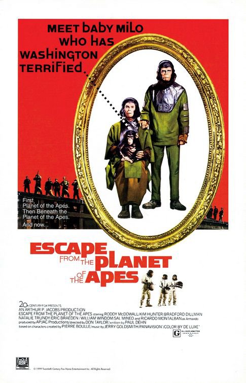 Póster de la película Escape del planeta de los simios