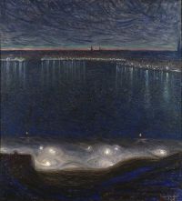 Eugene Jackson Dawn Over The Knight Firth - 1899
