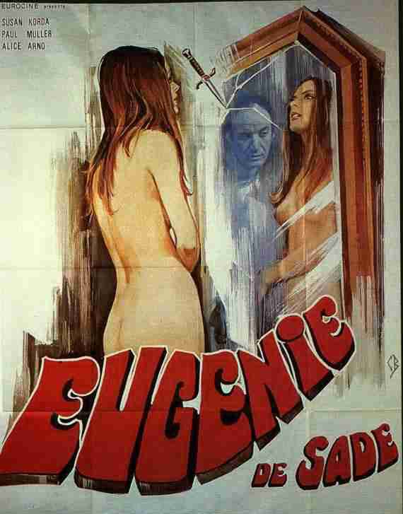 Tableaux sur toile, riproduzione del poster del film di Eugenie De Sade