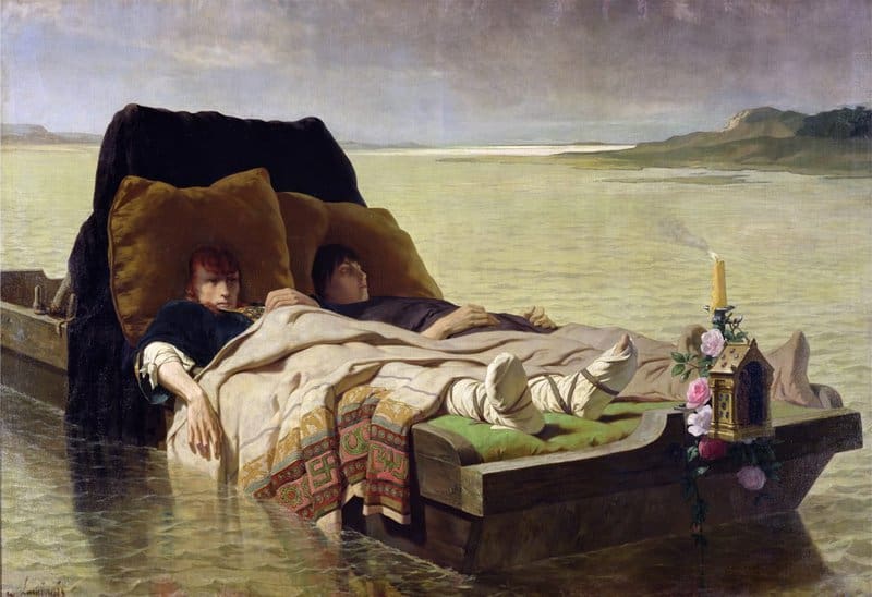Evariste Vital Luminais The Sons Of Clovis Ii - 1880 canvas print