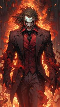Evil Joker canvas print