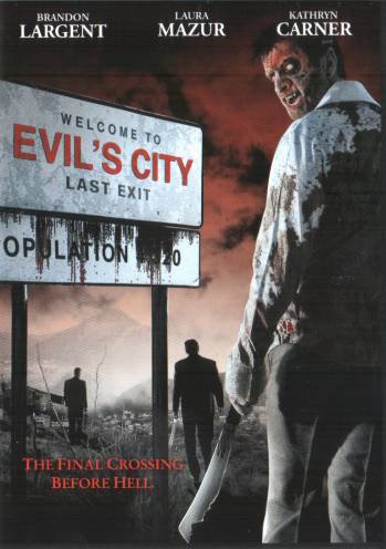 Stampa su tela del poster del film Evils City