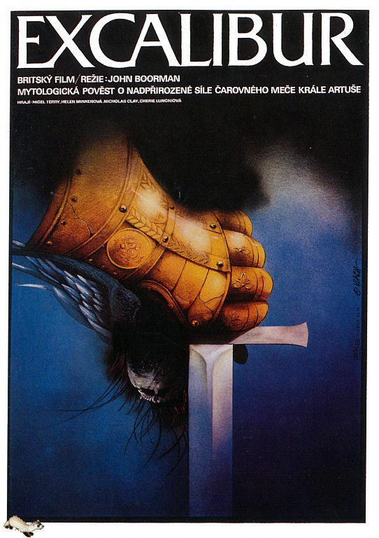 Tableaux sur toile, riproduzione de Excalibur 1981 poster del film
