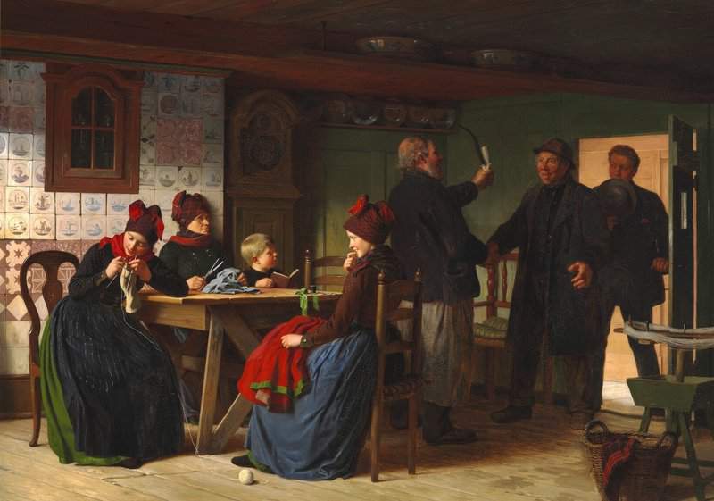 Exner Julius It Will Hardly Go So Quite Smoothly 1886 canvas print