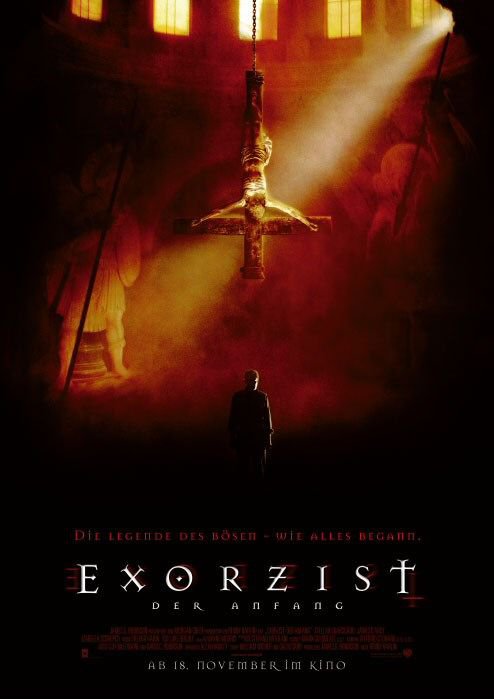 Tableaux sur toile, riproduzione de Exorcist Iv The Beginning poster del film tedesco