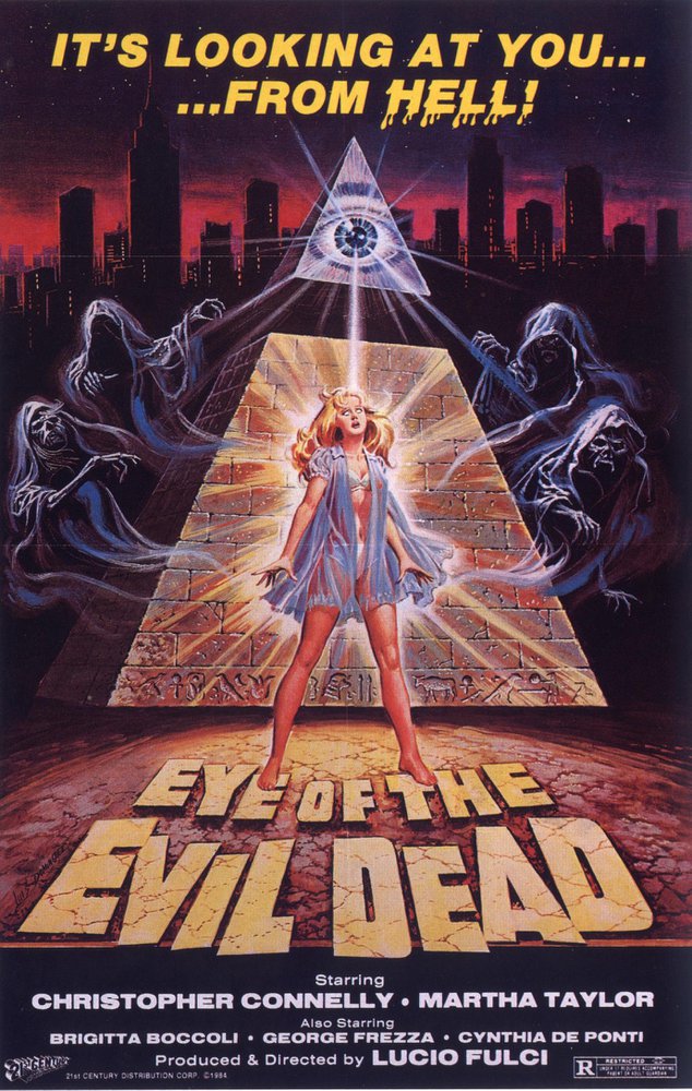 Tableaux sur toile, reproducción de Eye Of The Evil Dead Manhattan Baby Movie Poster