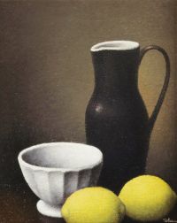 F Lix Elie Tobeen Bol Et Citrons C. 1930 canvas print