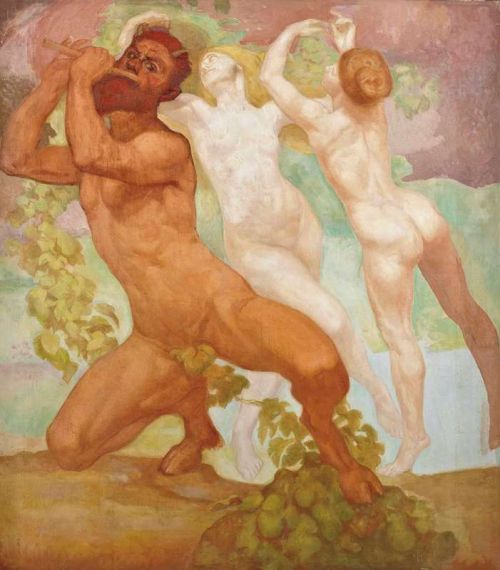 Fabry Emile The Faun S Song canvas print