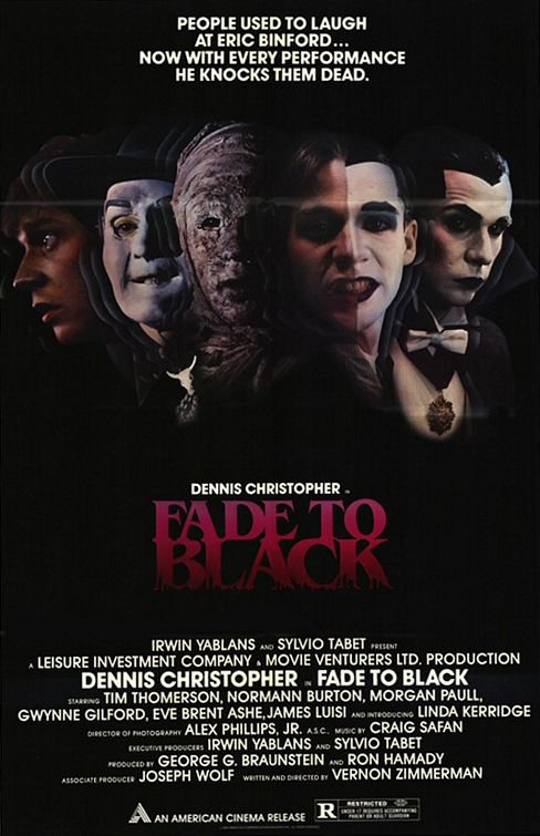 Stampa su tela Fade To Black Movie Poster