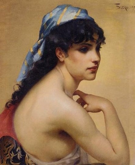 Falero Luis Ricardo A Spanish Beauty 1877 canvas print