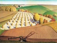 Fall Plowing 1931 Grant Wood canvas print
