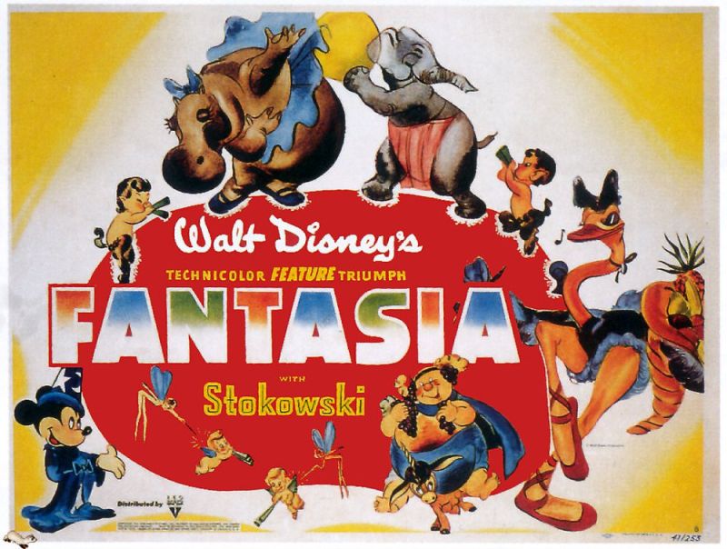 Stampa su tela Poster del film Fantasia 1940