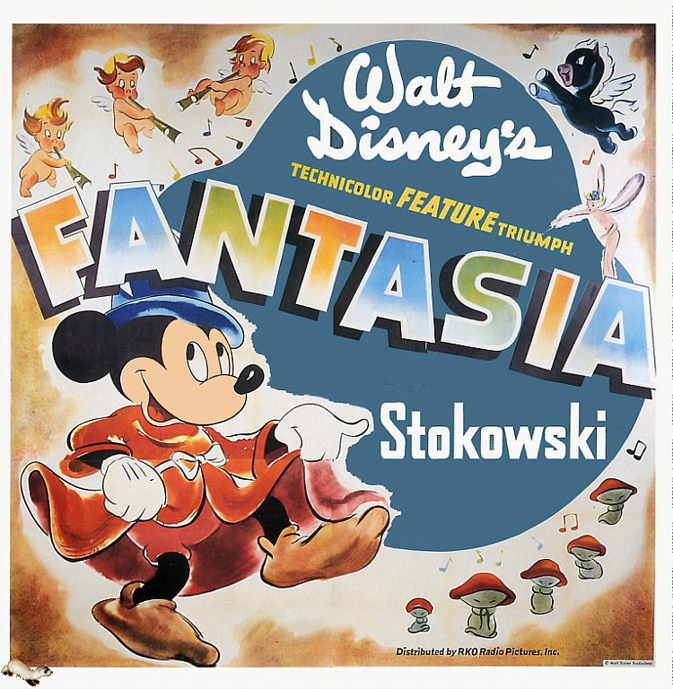 Tableaux sur toile, reproducción de Fantasia 1940v2 Movie Poster