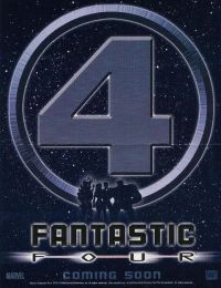 Stampa su tela del poster del film Fantastic Four del 2004 Teaser 1
