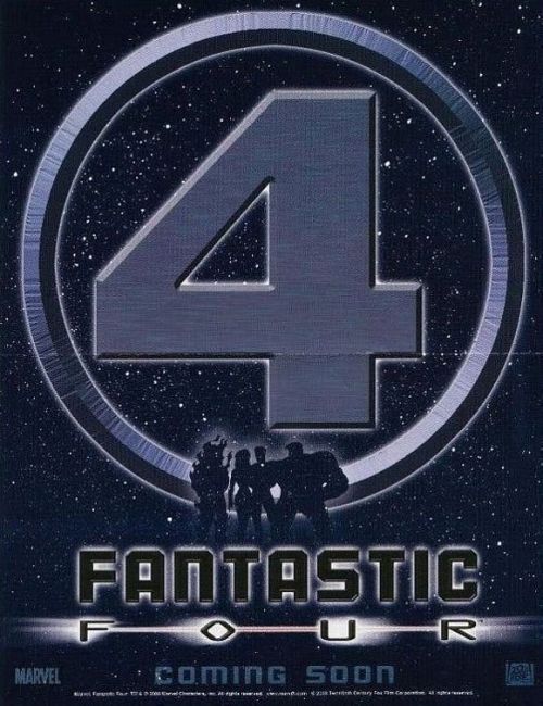 Fantastic Four  2004 Teaser 1 Movie Poster canvas print