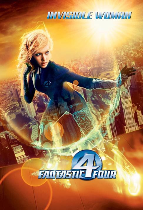 Tableaux sur toile, reproducción de Fantastic Four The Invisible Woman Movie Poster
