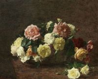 Fantin Latour Henri Roses 1889