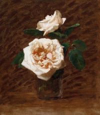Fantin Latour Henri Study Of Roses