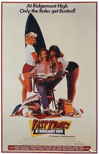 Cartel de la película Tiempos rápidos en Ridgemont High 1982 Póster