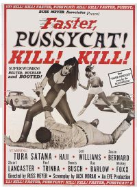 Faster Pussycat Kill Kill 1963 영화 포스터 캔버스 프린트