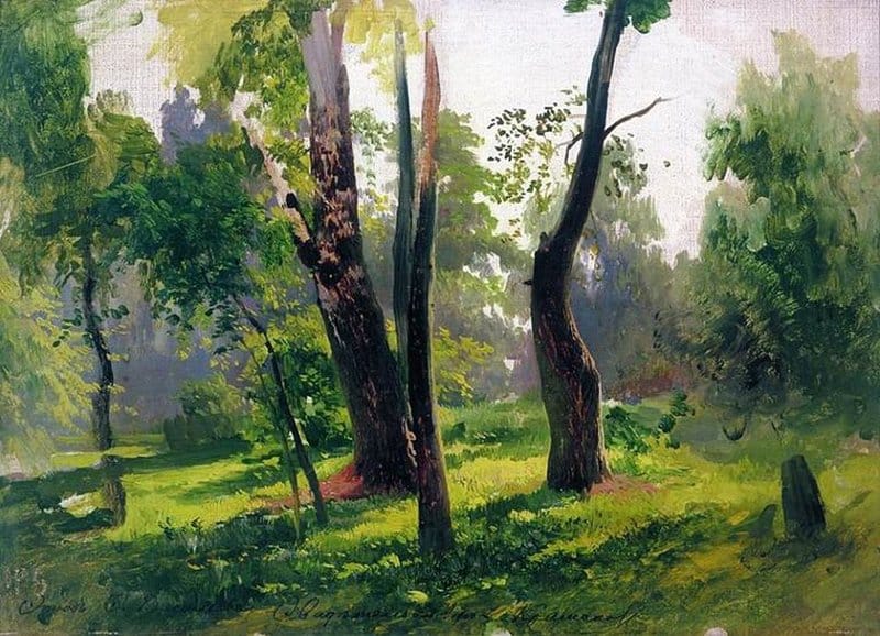 Fedor Vasil Ev Trees canvas print