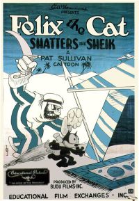 Stampa su tela Felix The Cat Shatters The Sheik 1925 Movie Poster