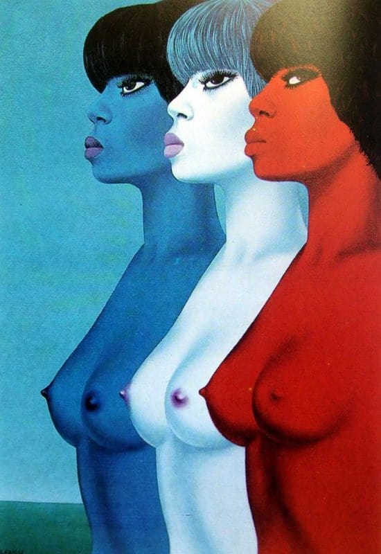 Felix Labisse Le 14 Juillet A Pointe-a-pitre - 1968 canvas print