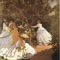 Mujeres en el jardín 1867 de Monet