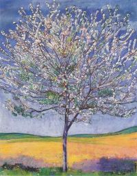 Ferdinand Hodler Cherry Tree In Bloom 1905