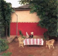 Ferenczy Karoly Red Wall
