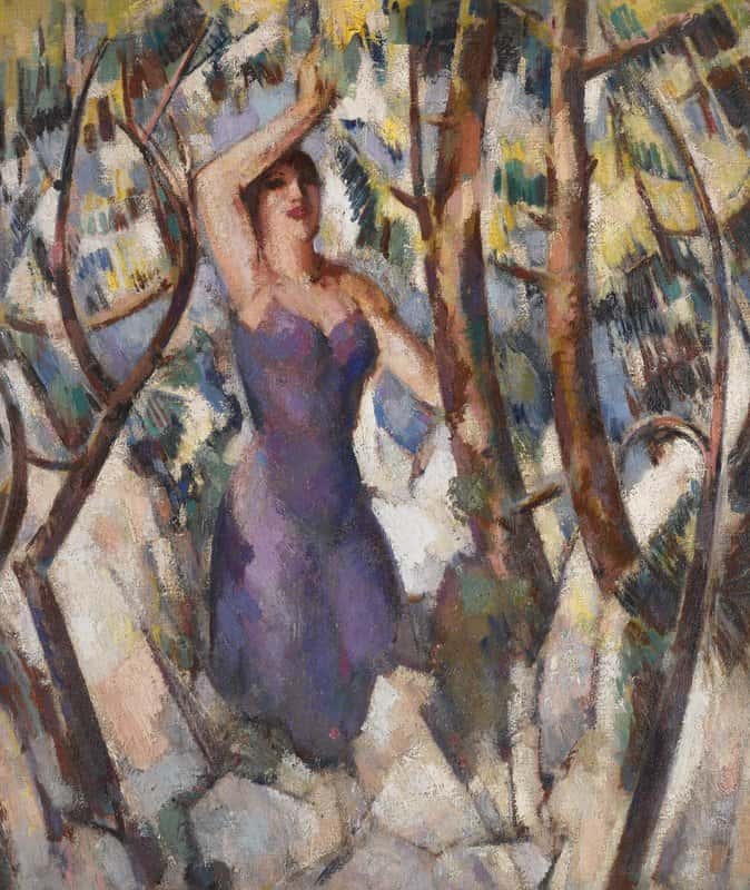 Fergusson John Duncan Amongst The Rocks Cap D Antibes canvas print