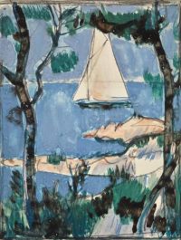 Fergusson John Duncan Antibes Ca. 1913 canvas print