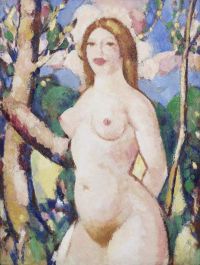 Fergusson John Duncan Nude In A Landscape 1915 canvas print