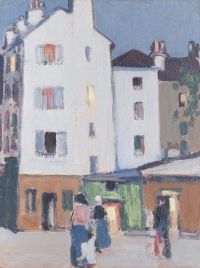 Fergusson John Duncan Paris Street Scene Ca.1908