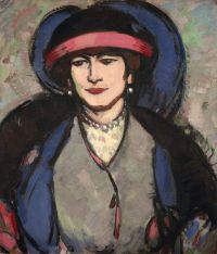 Fergusson John Duncan Portrait Of Anne Estelle Rice 1908