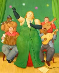 Fernando Botero art prints on canvas