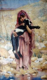 Ferrier Gabriel Young Algerian Shepherdess