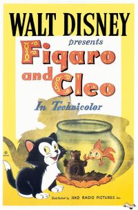 피가로와 클레오 1943 영화 포스터 캔버스 프린트