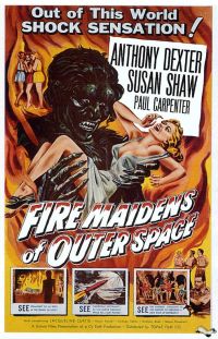 Póster de la película Doncellas del fuego del espacio exterior de 1956